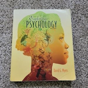 Exploring Psychology 9th Edition College Textbook